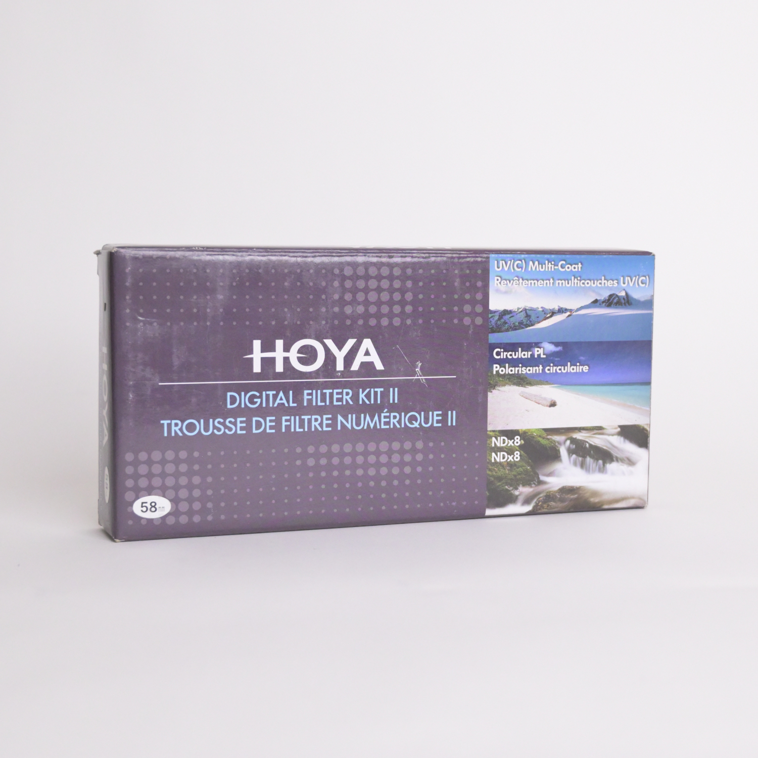 Hoya Digital Filter Kit CPL UV ND8 58mm R Raman Infotech