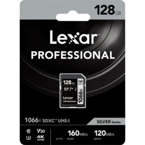 LEXAR 128GB HIGH SPEED SD CARD
