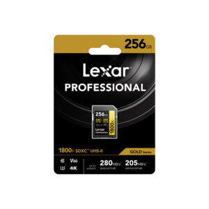 LEXAR 256GB UHS2 V60 SD CARD