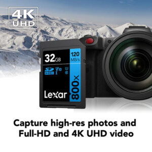 LEXAR 32GB SD CARD FOR CAMERA