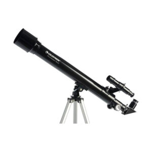 The PowerSeeker 50 is a refractor telescope perfect for terrestrial and celestial viewing on the go. The PowerSeeker can view the planets, moon, star clusters and brighter deep sky objects like the Orion Nebula and Andromeda Galaxy at night. The erect image star diagonal makes the optical tube ideal for using as a spotting scope during the day.