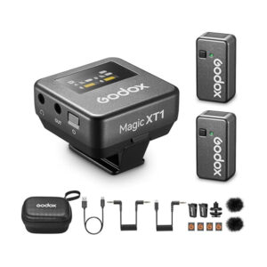 godox magic xt1 wireless mic, 2 transmitter, 1 receiver