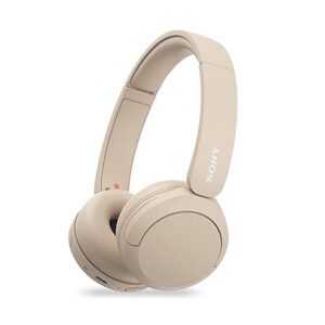 sony ch520 bluetooth headphone biege